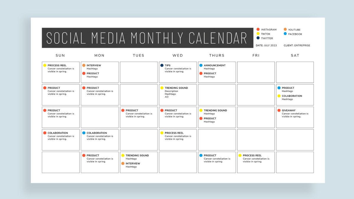 Hobo.video-How to Build a Strong Social Media Calendar-Guide for the brands