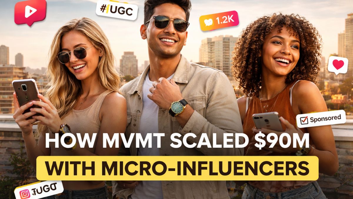 Hobo.Video- MVMT Watches Scaling: $90M Growth via Micro-Influencer User-Generated Content