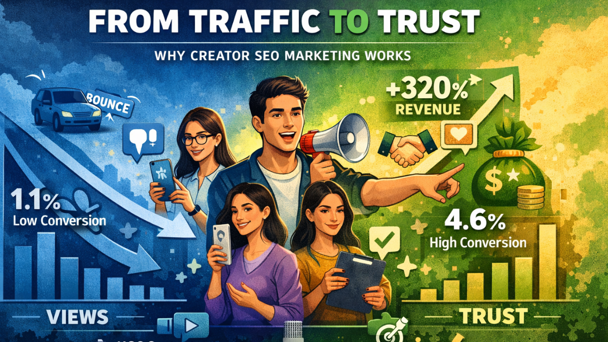 Hobo.Video - 320% Conversion Lift: Startup Influencer SEO Case Study- Creator Trust