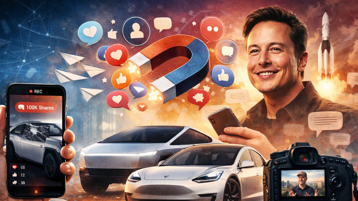 Hobo.Video - Tesla Viral Marketing Experiment: 500M Impressions Breakdown - Viral momentum