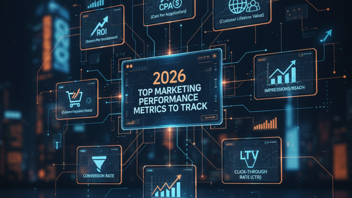 Hobo.Video - Top Marketing Performance Metrics to Track in 2026 - Marketing Metrics
