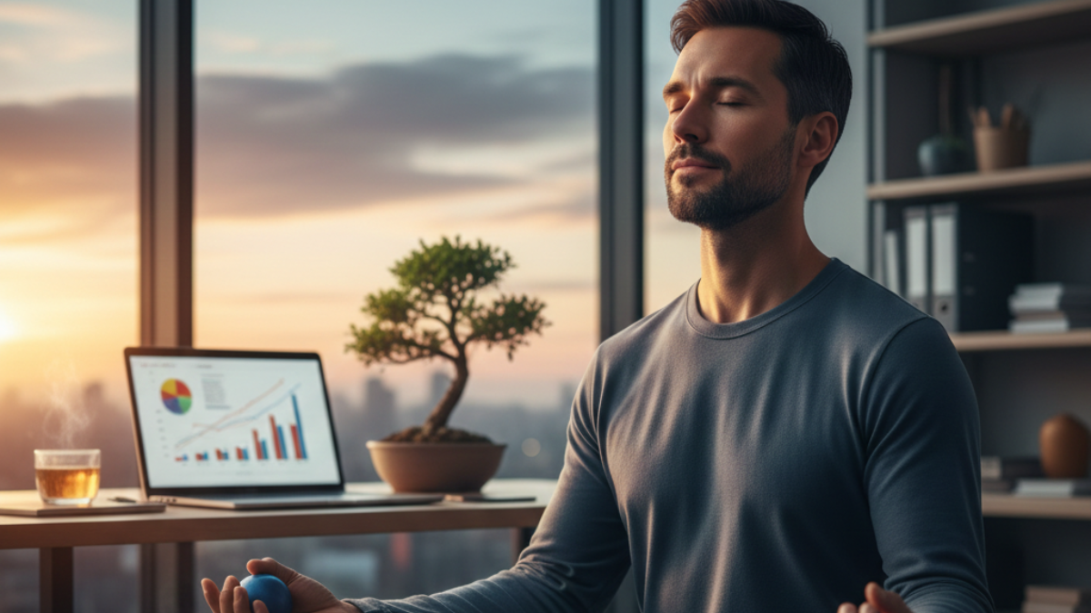 Hobo.Video - Overcoming Founder Anxiety: Proven Stress-Relief Tactics - Mindful focus