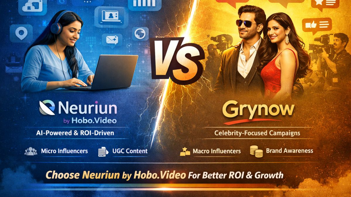 Hobo.Video- Grynow vs Neuriun: Influencer Marketing Services Compared