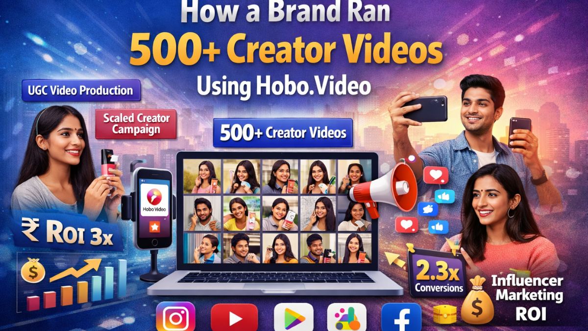 Hobo.Video- How a Brand Ran 500+ Creator Videos Using Hobo.Video.