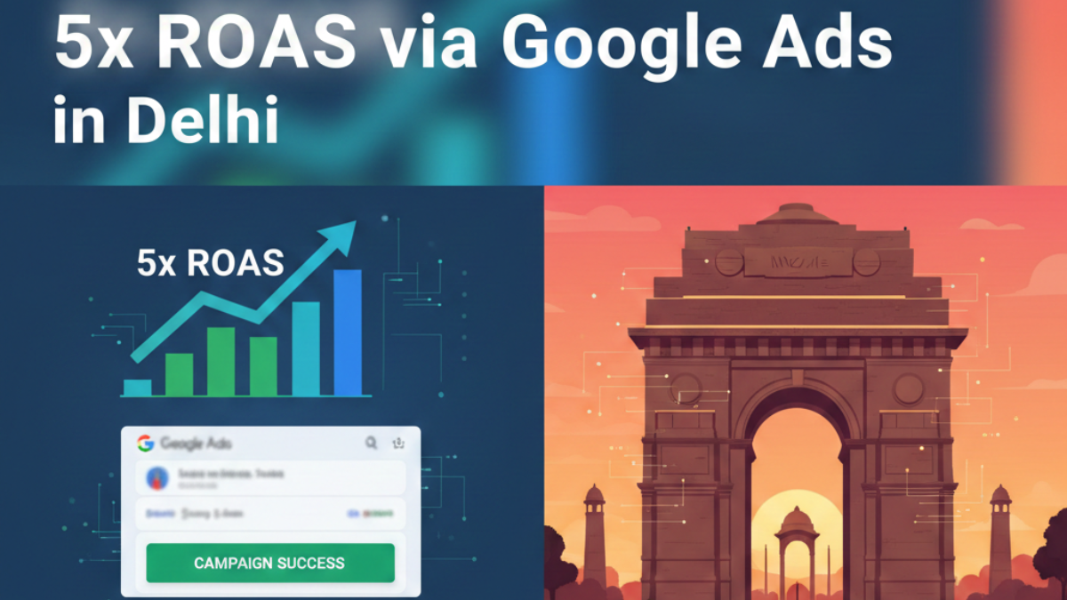 Hobo.Video - Case Study: 5x ROAS via Google Ads in Delhi - Google Ads Case Study Delhi