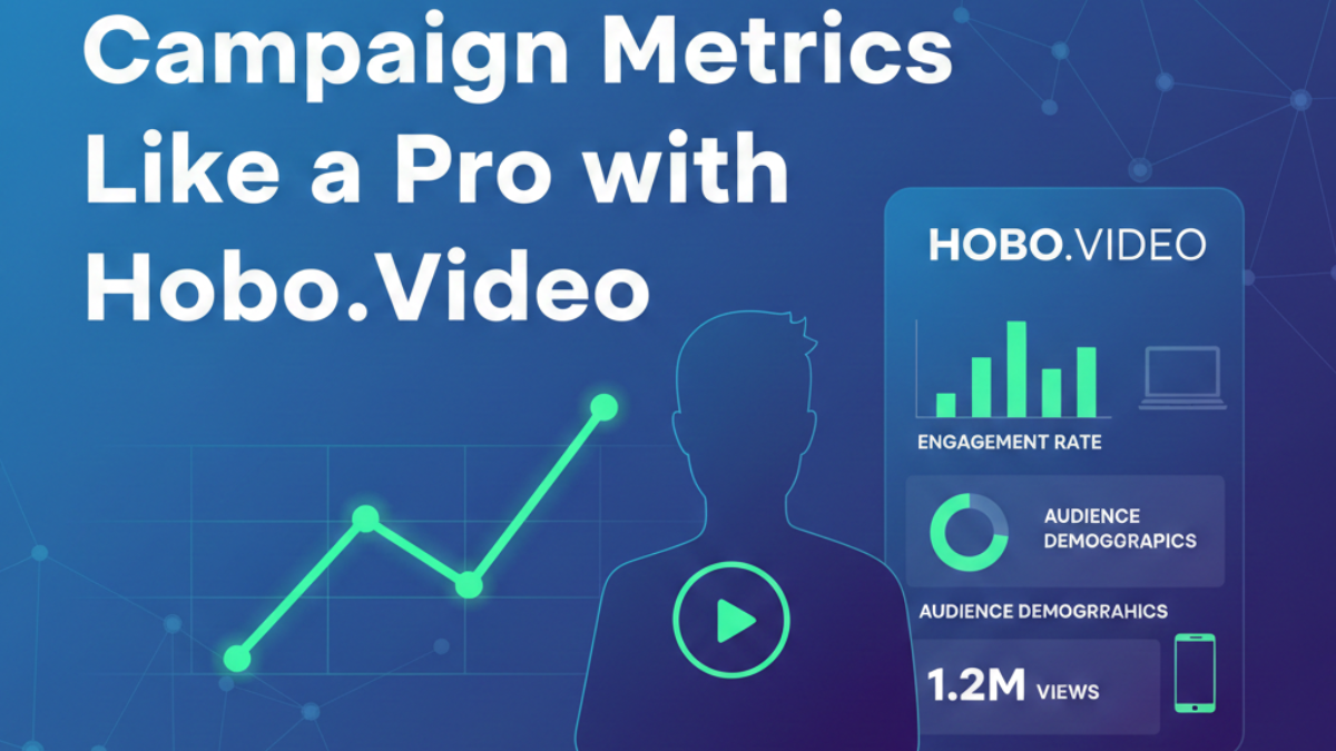 Hobo.Video - Track Influencer Campaign Metrics- Track influencer campaign metrics with Hobo.Video