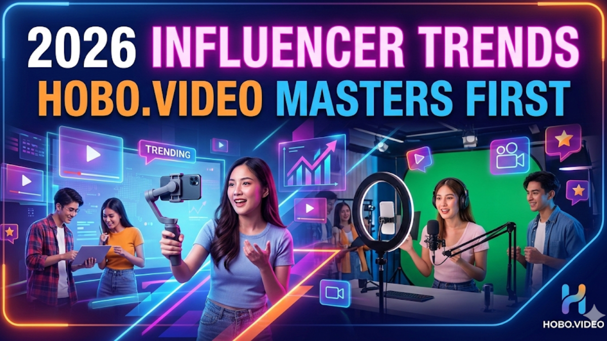 Hobo.Video - 2026 Influencer Trends Hobo.Video Masters First - influencer marketing trends 2026