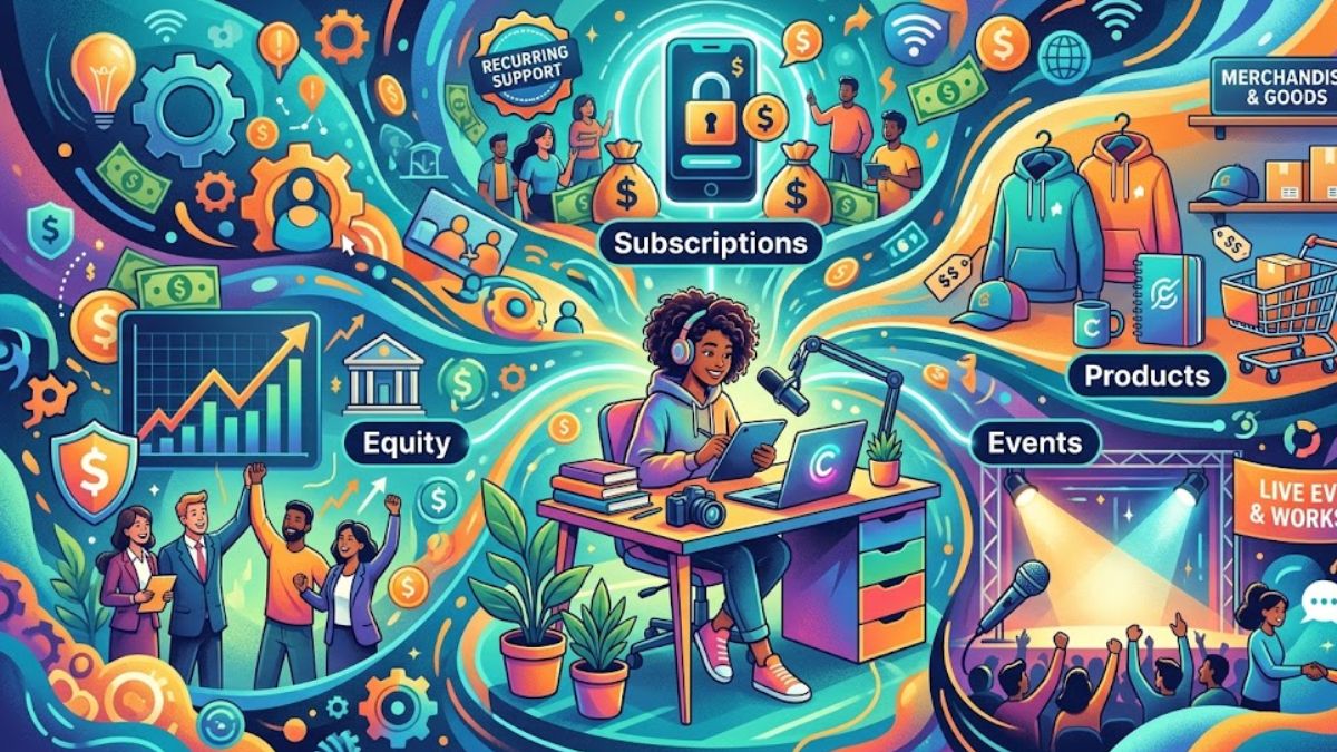 foundlanes-Subscriptions, Products, Events, Equity: The New Creator Revenue Playbook-Information for the audience