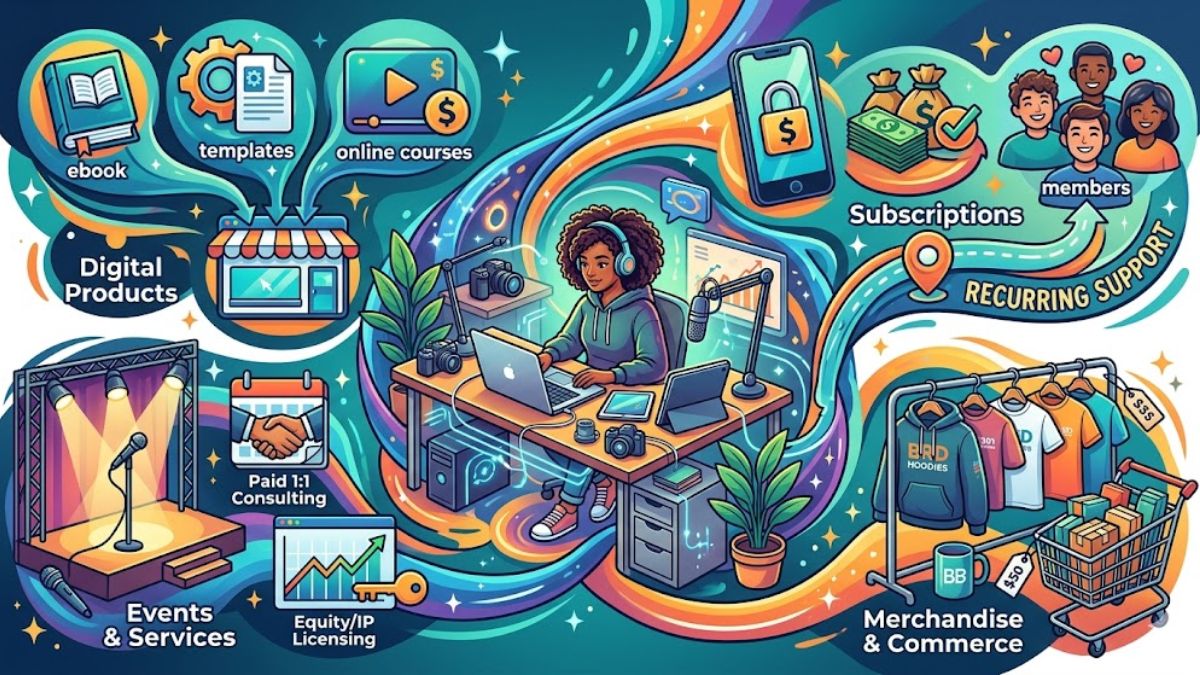 foundlanes-Beyond Brand Deals: How Creators Are Making Money in 2026-Information for the audience