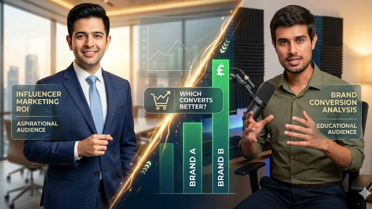 Hobo.Video - Raghav Chadha vs Dhruv Rathee: Which Converts Better for Brands? - Raghav Chadha vs Dhruv Rathee