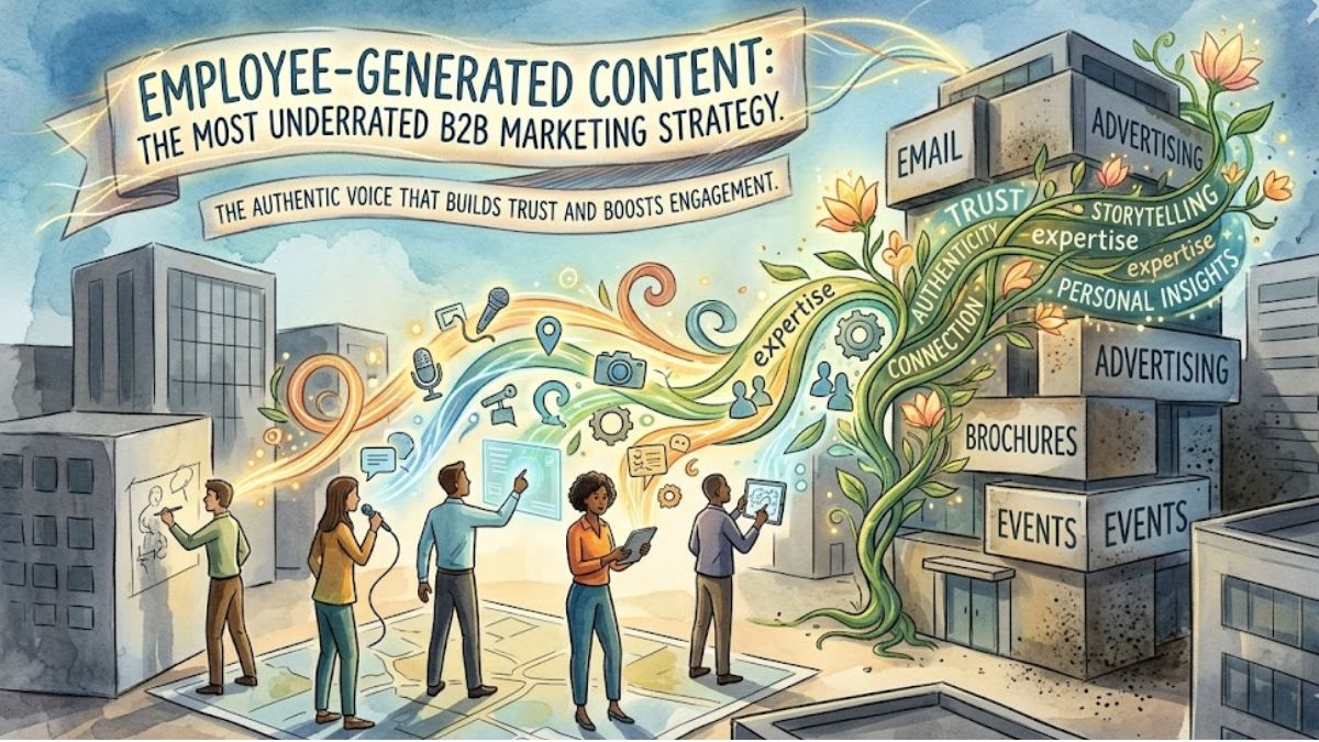 Hobo.Video-Employee-Generated Content: The Most Underrated B2B Marketing Strategy-Guide for the audience