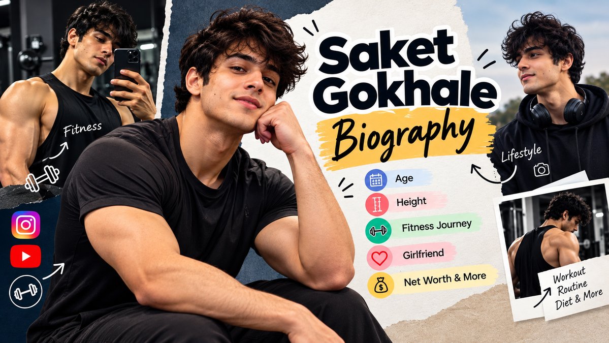 Saket Gokhale standing outdoors in a white T-shirt
